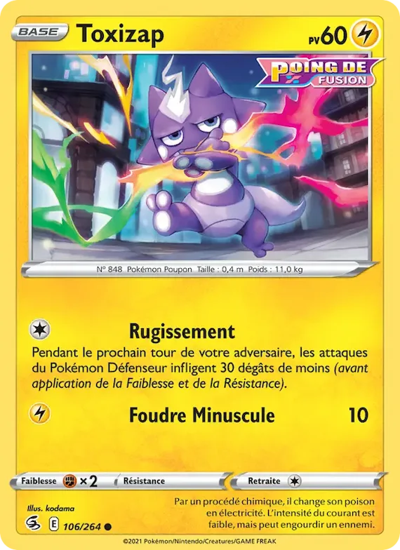Toxizap 106 – Poing de Fusion
