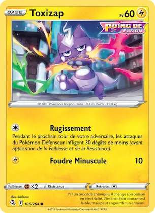 Toxizap n° 106 – Poing de Fusion