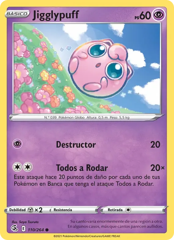 Jigglypuff 110 – Golpe Fusión