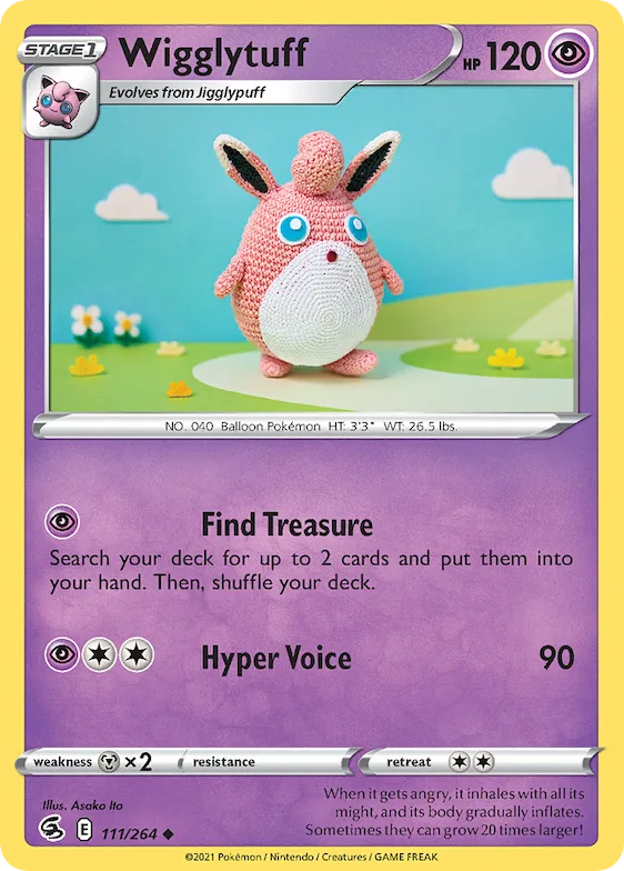 Wigglytuff #111 – Fusion Strike
