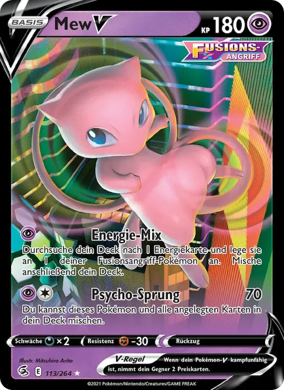 Mew V 113 – Fusionsangriff