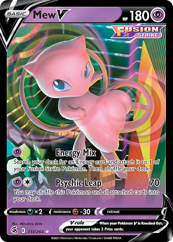 Mew V #113 – Fusion Strike