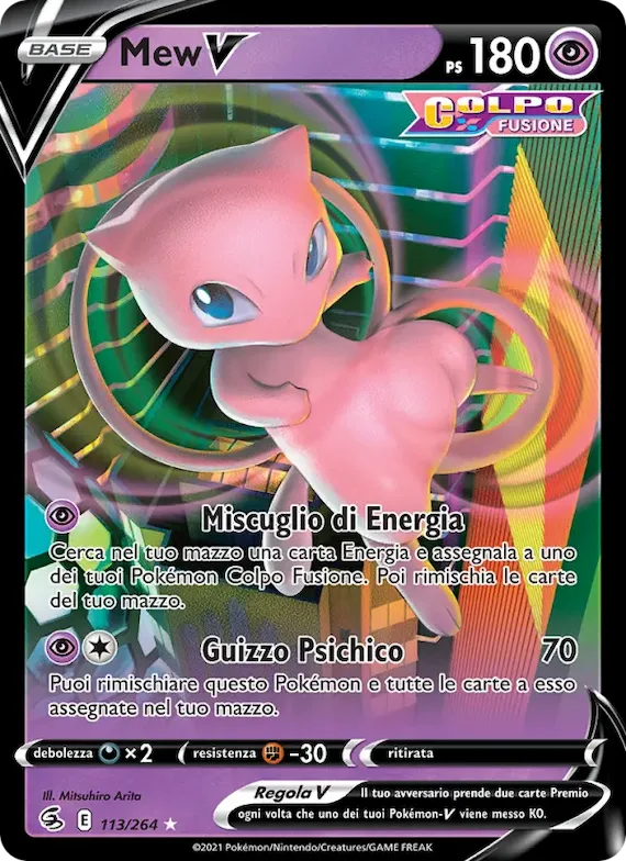 Mew V 113 – Colpo Fusione