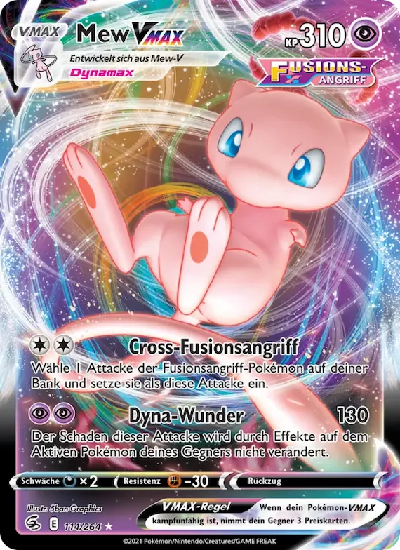 Mew VMAX 114 – Fusionsangriff