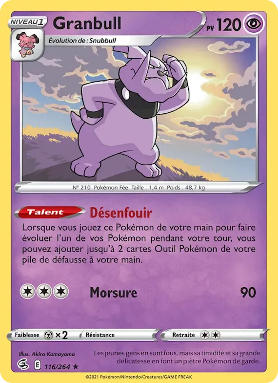 Granbull 116 – Poing de Fusion