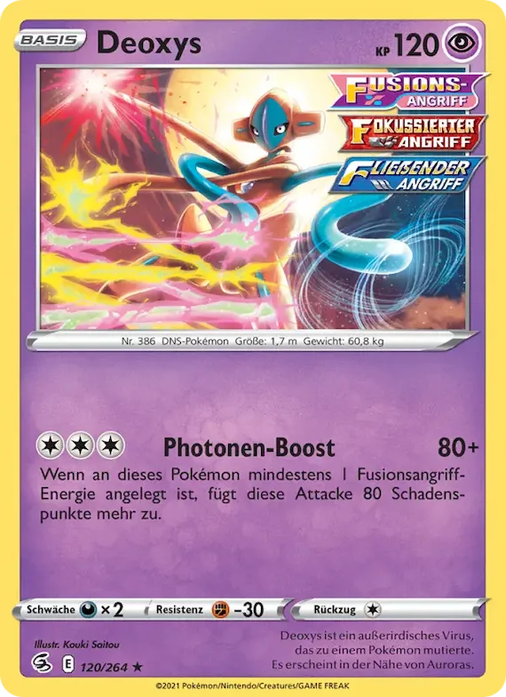 Deoxys 120 – Fusionsangriff