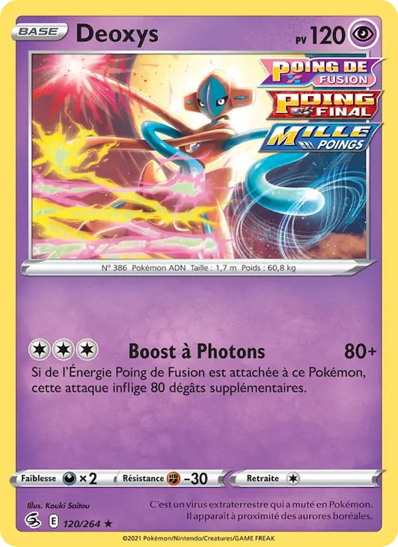 Deoxys 120 – Poing de Fusion