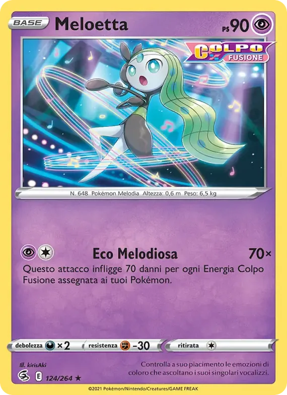 Meloetta 124 – Colpo Fusione