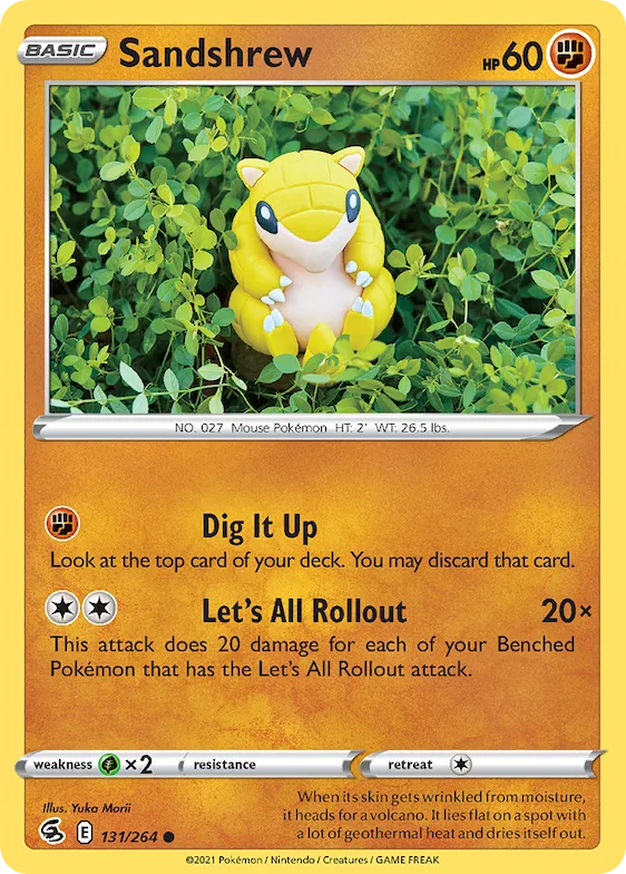 Sandshrew 131 – Golpe Fusão