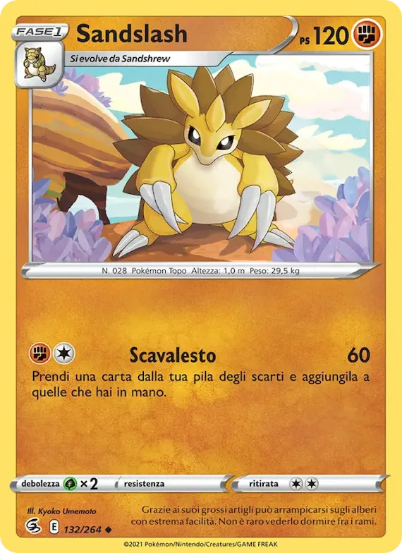 Sandslash 132 – Colpo Fusione