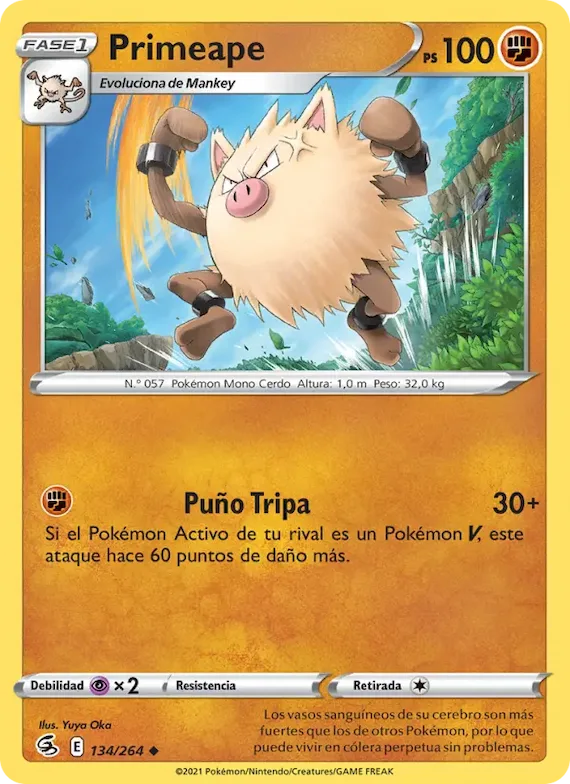 Primeape 134 – Golpe Fusión