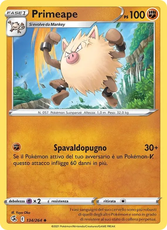 Primeape 134 – Colpo Fusione