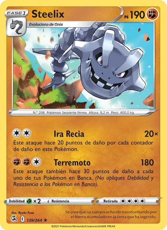 Steelix 139 – Golpe Fusión