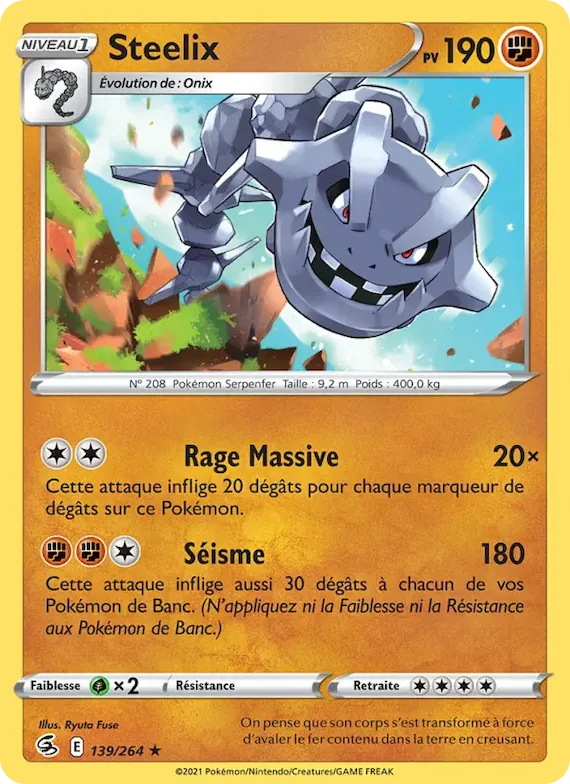 Steelix 139 – Poing de Fusion