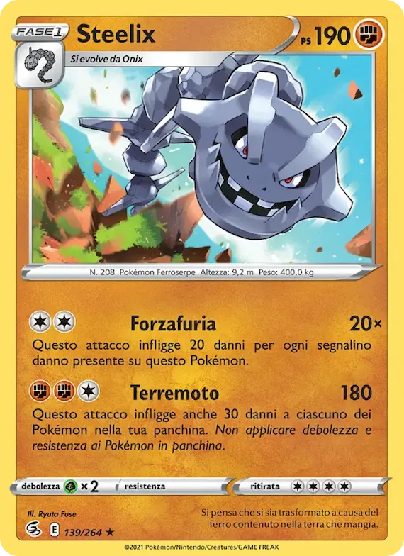 Steelix 139 – Colpo Fusione
