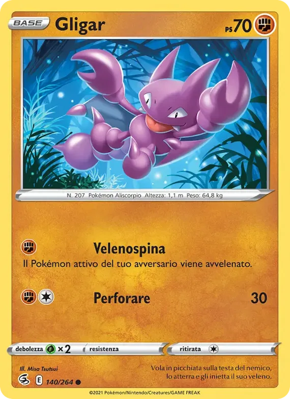 Gligar 140 – Colpo Fusione