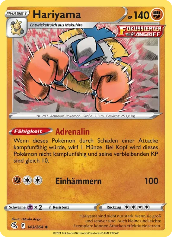 Hariyama 143 – Fusionsangriff