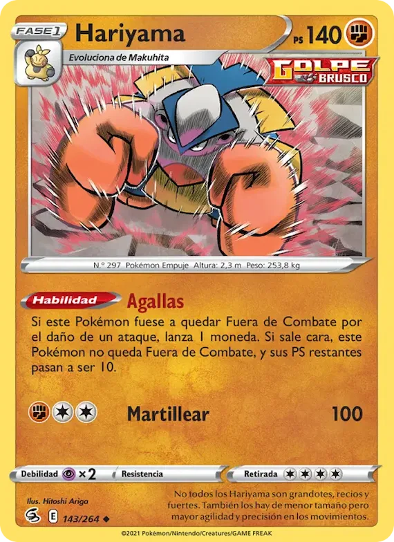Hariyama 143 – Golpe Fusión