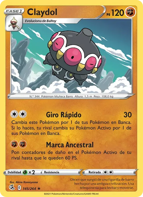 Claydol 145 – Golpe Fusión