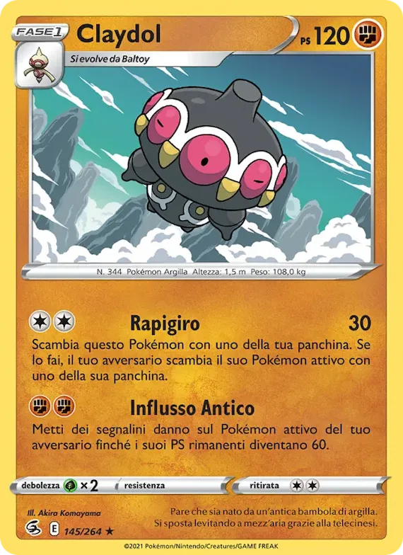Claydol 145 – Colpo Fusione