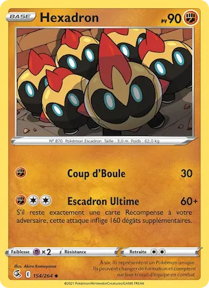 Hexadron n° 154 – Poing de Fusion
