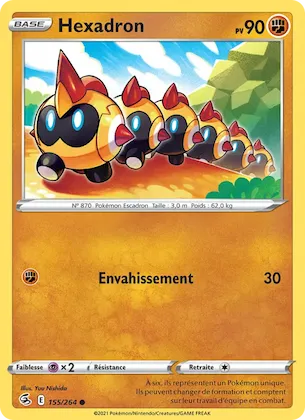 Hexadron n° 155 – Poing de Fusion