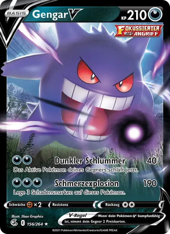Gengar V 156 – Fusionsangriff