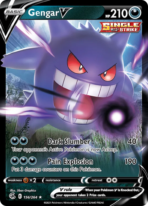 Gengar V #156 – Fusion Strike