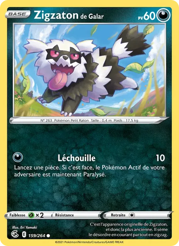 Zigzaton de Galar 159 – Poing de Fusion