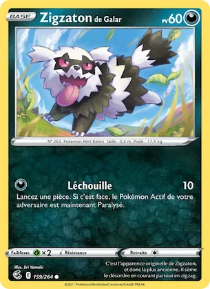 Zigzaton de Galar n° 159 – Poing de Fusion
