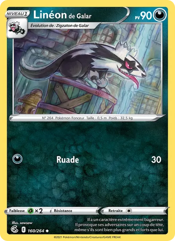 Linéon de Galar 160 – Poing de Fusion