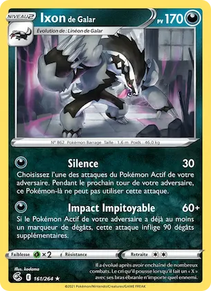 Ixon de Galar n° 161 – Poing de Fusion