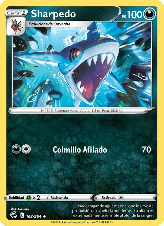 Sharpedo 163 – Golpe Fusión