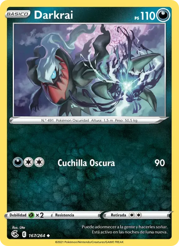 Darkrai 167 – Golpe Fusión