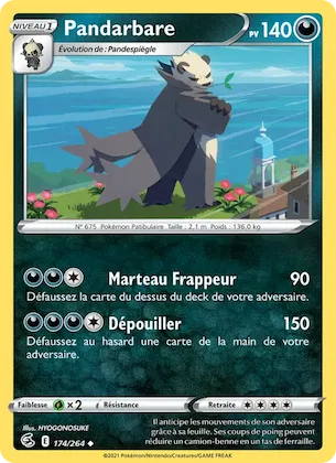 Pandarbare n° 174 – Poing de Fusion