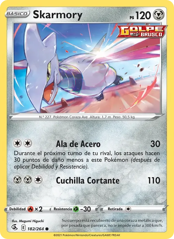 Skarmory 182 – Golpe Fusión
