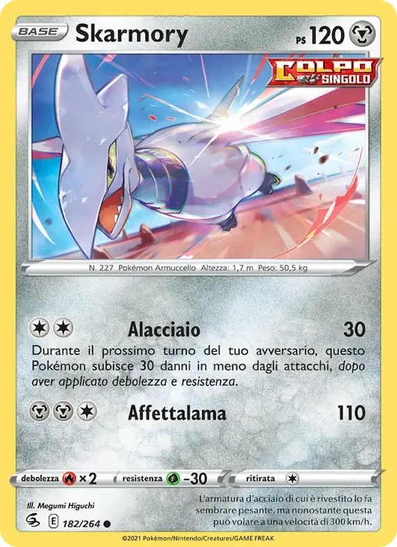 Skarmory 182 – Colpo Fusione