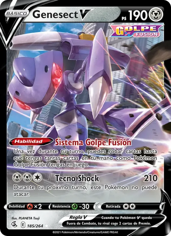 Genesect V 185 – Golpe Fusión