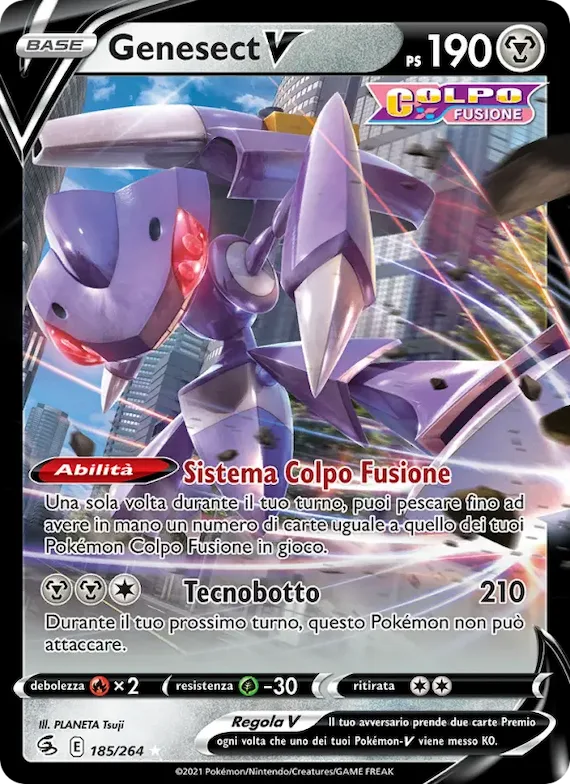 Genesect V 185 – Colpo Fusione