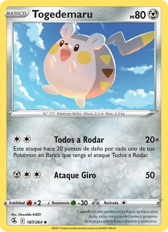 Togedemaru 187 – Golpe Fusión