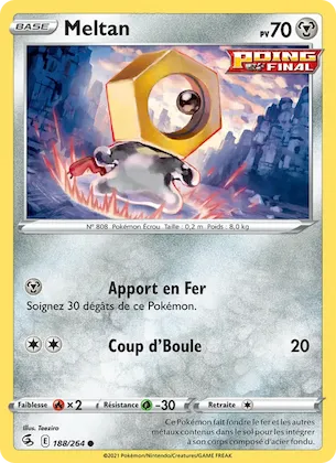 Meltan n° 188 – Poing de Fusion