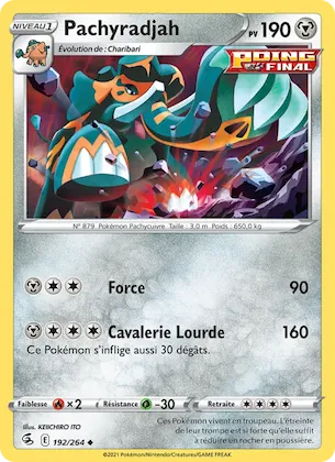 Pachyradjah n° 192 – Poing de Fusion