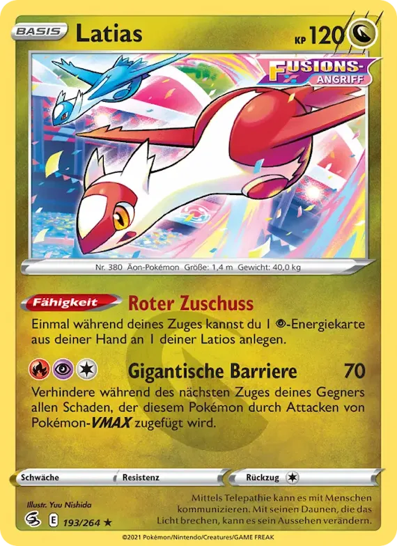 Latias 193 – Fusionsangriff