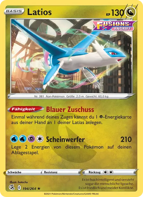 Latios 194 – Fusionsangriff