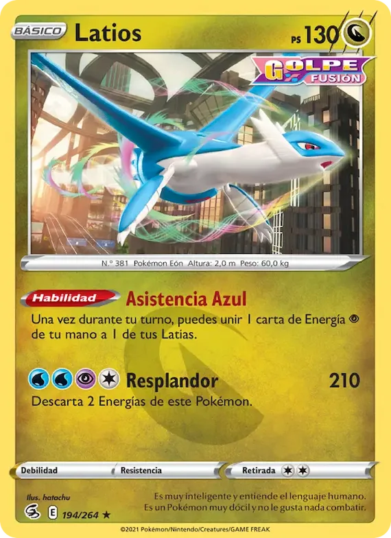 Latios 194 – Golpe Fusión