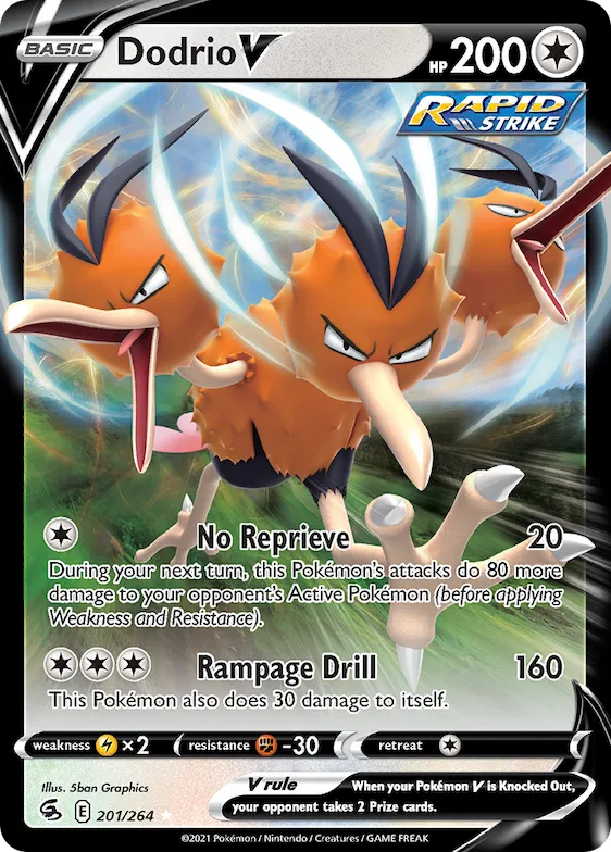 Dodrio V #201 – Fusion Strike