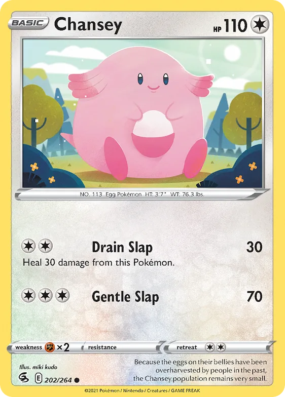 Chansey 202 – Golpe Fusão