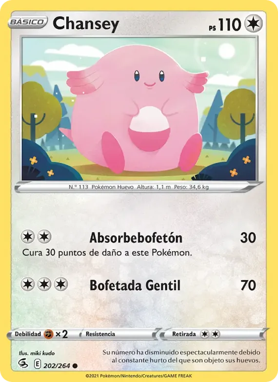 Chansey 202 – Golpe Fusión