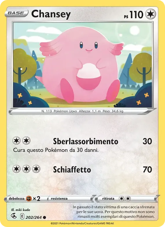 Chansey 202 – Colpo Fusione