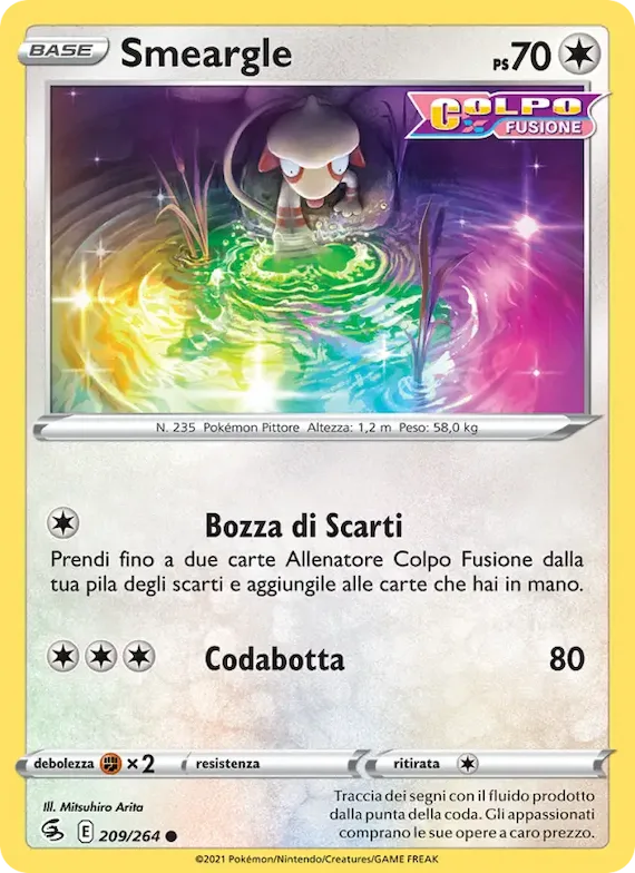 Smeargle 209 – Colpo Fusione